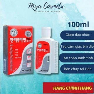 Dầu nóng xoa bóp tinh dầu nóng xoa bóp Hàn Quốc hỗ trợ giảm đau cơ xương khớp Antiphlamine 100ml Mya Cosmetic