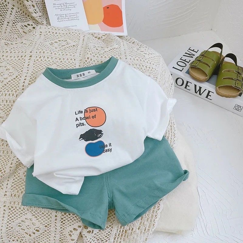 Đồ Bộ Cho Bé Mick and milk 1,2,3,4,5,6 Tuổi Set áo quần hình kute cho bé trai bé gái chất thun cotton mát mẻ