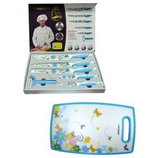 🍴 Bộ Dao Thớt 7 Món Cao Cấp TIROSS 🍴