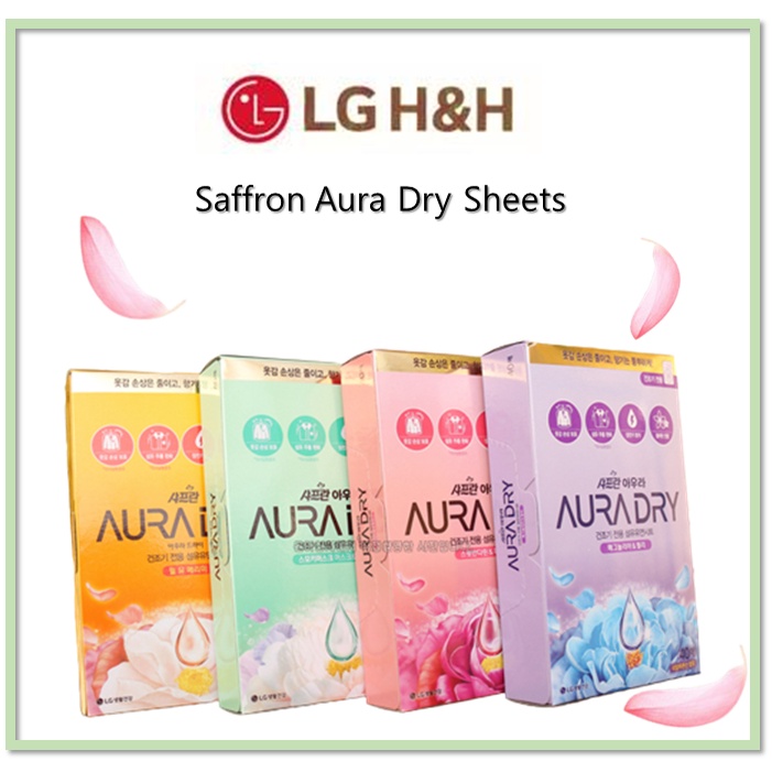 Set 10 / 40 Tấm Vải Làm Mềm Máy Sấy Khô LG Saffron aura