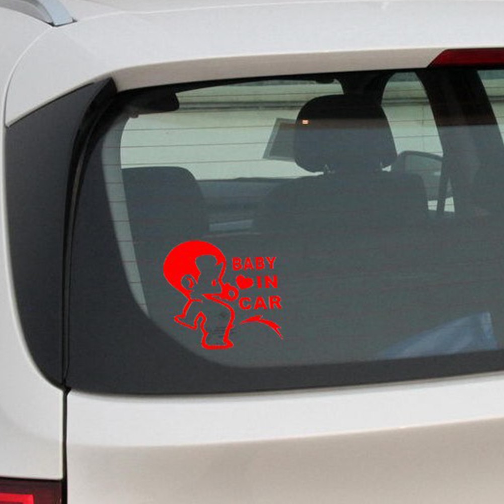 Decal dán trang trí phản quang in chữ Baby In Car | BigBuy360 - bigbuy360.vn