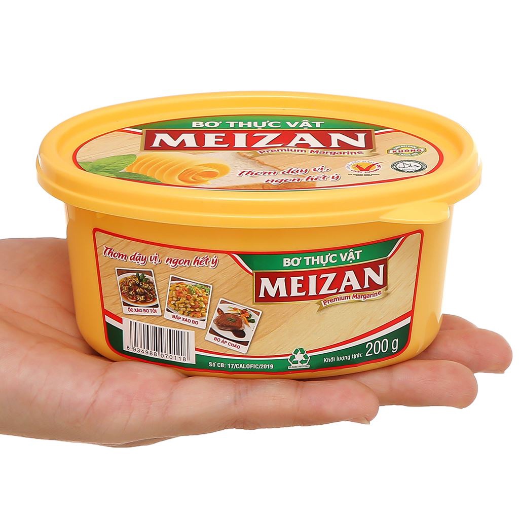 Bơ thực vật Meizan hộp 200g