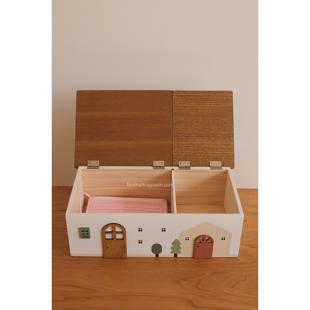 Nhà gỗ lưu trữ khẩu trang