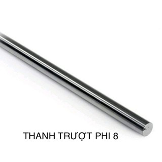 Thanh trượt tròn mạ Crom phi 8