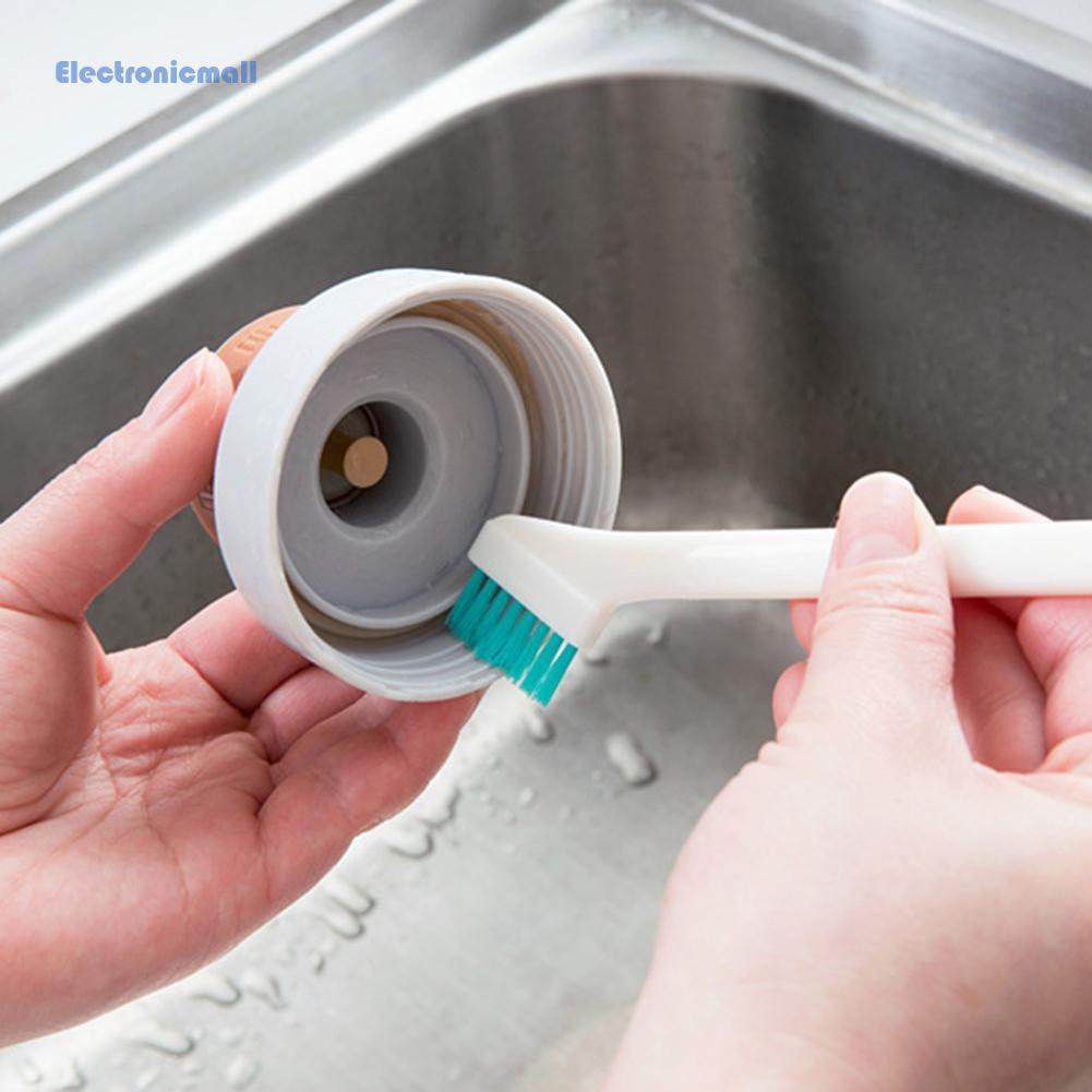 Set 2 bàn chải chuyên dụng vệ sinh bình sữa em bé cán dài tiện lợi