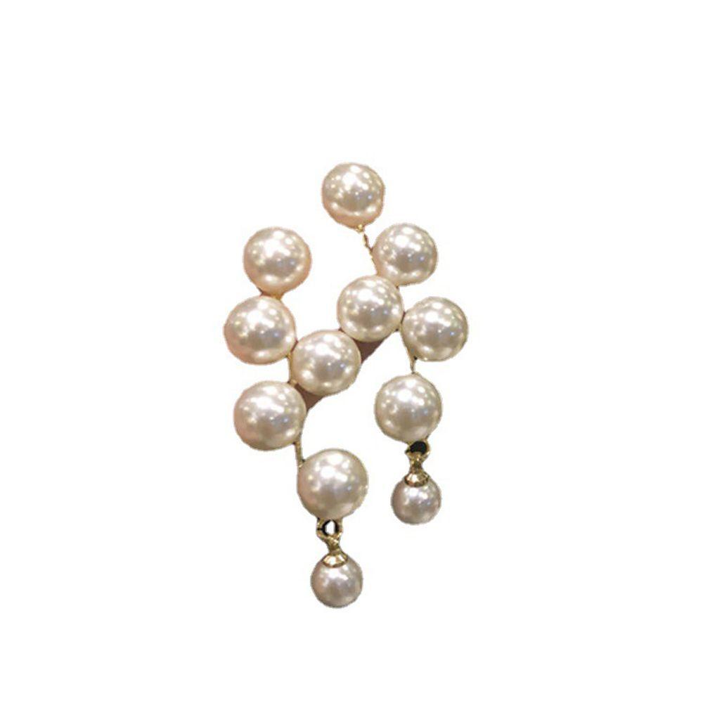 SUMU 1 Đôi Bông Tai Kim Loại Thanh Lịch Cổ Điển