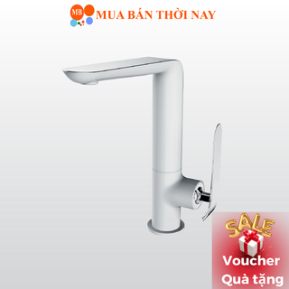 Vòi rửa chén bát nóng lạnh Malloca K275C, vòi bếp 2 nguồn nước, mạ chrome men trắng, Cam kết chính hãng