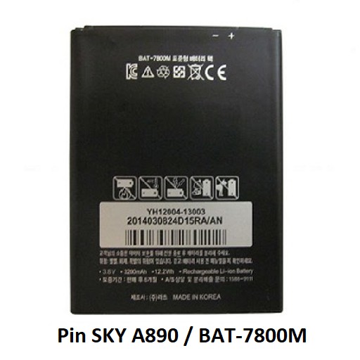 Pin SKY A890 / BAT-7800M