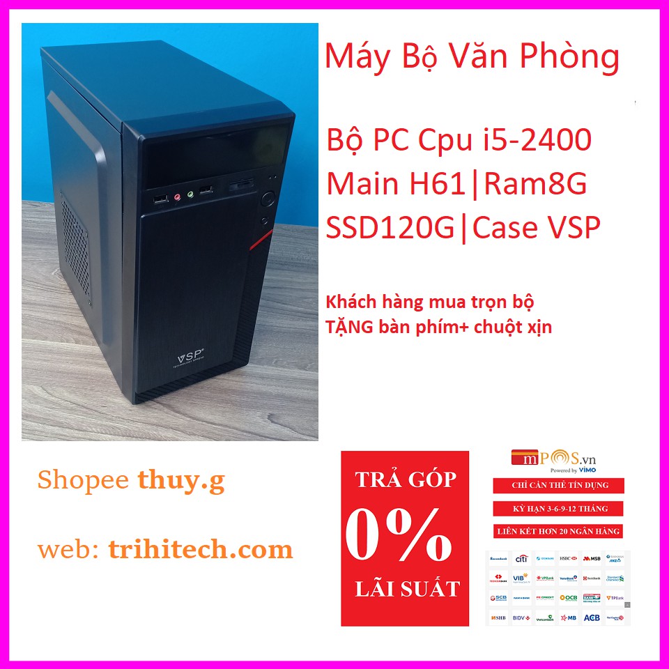 Máy bộ văn phòng 4 triệu có trả góp full màn hình card vga | BigBuy360 - bigbuy360.vn