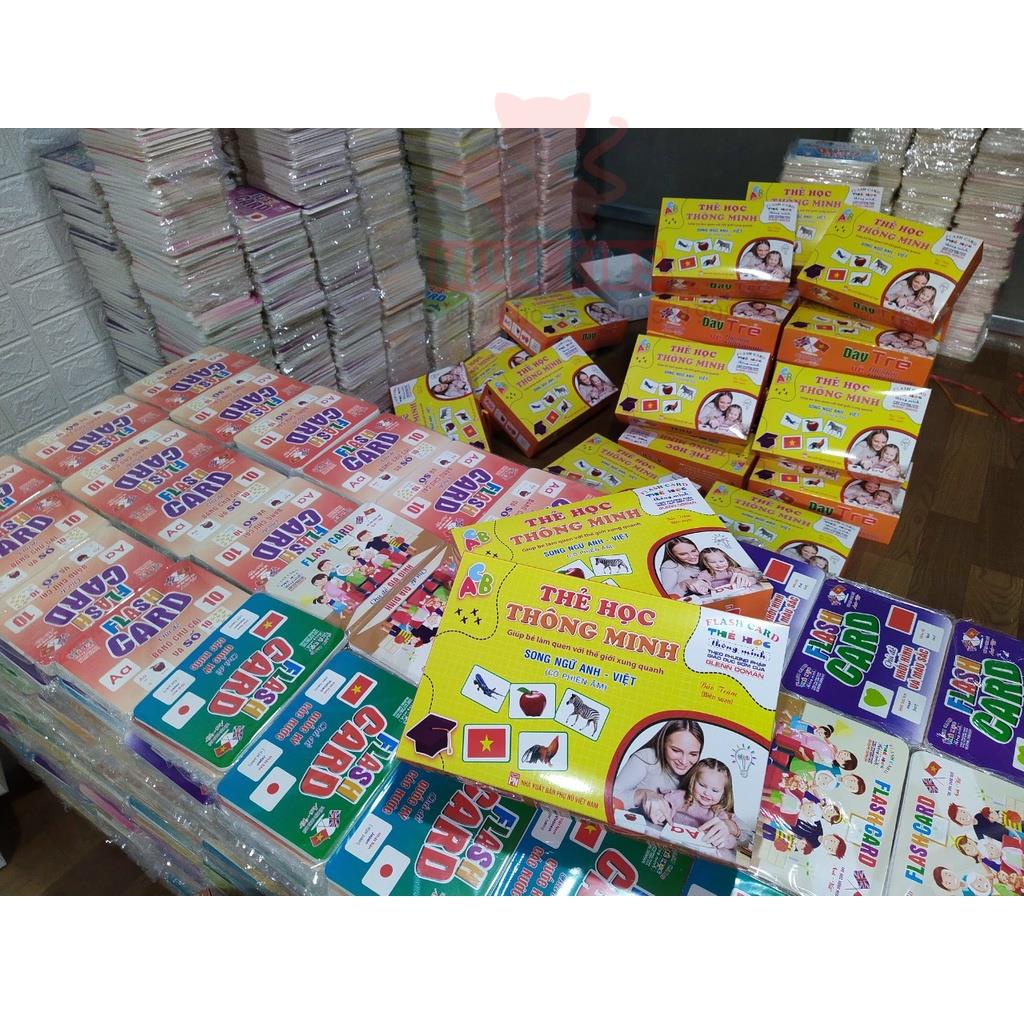 Thẻ Học Thông Minh Flashcards Chủ Đề Màu Sắc Hình Khối Cho Bé