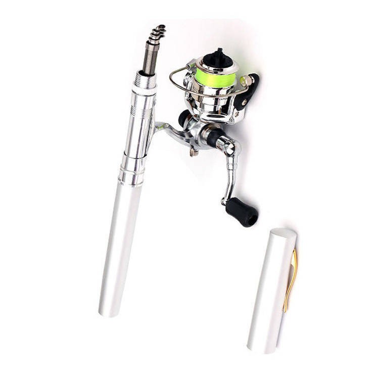 Que câu cá, Thương mại điện tử Cross-Border Ultra Steel Pen Fishing Mini Ice Fishing, Pocket Raft, Portable