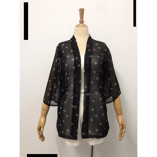 Áo Voan Kimono LOVE new