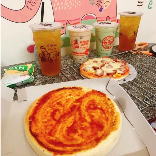 PIZZA ĐÔNG LẠNH NHÂN NHỒI CHICAGO VỊ HẢI SẢN, ĐẦY Ụ NHÂN HOT 400G