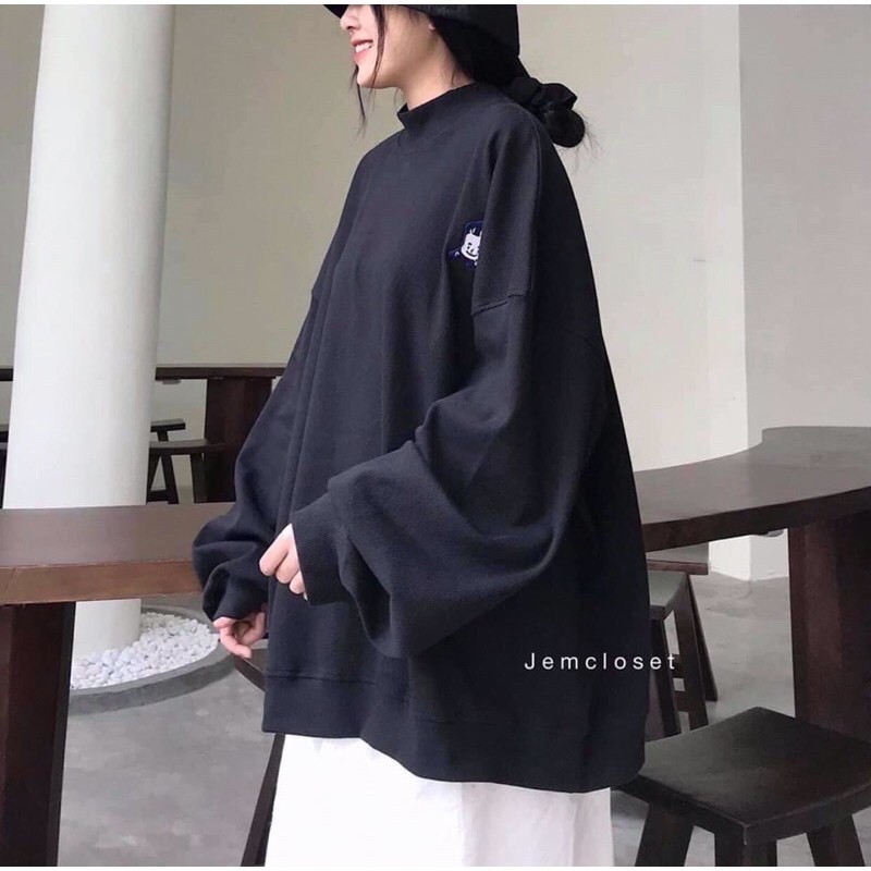 Áo nỉ sweater dài tay nam nữ form rộng unisex, hoodie ulzzang NASAS