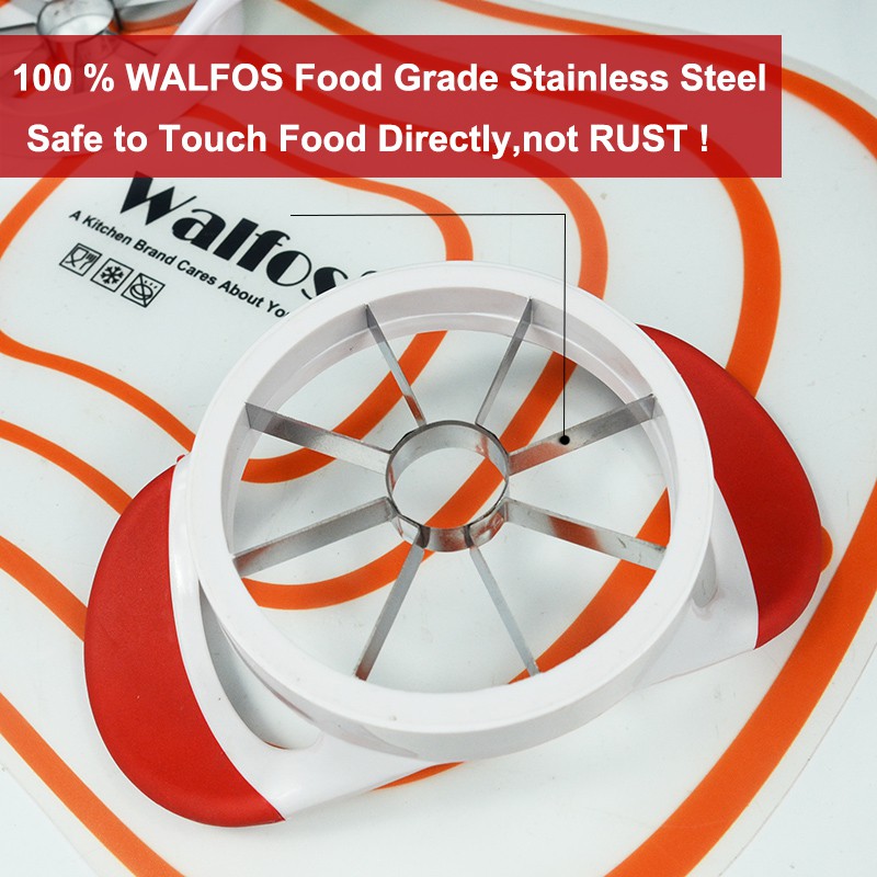 Walfos Apple Knife Thép không gỉ 3 màu Kích thước 11x18cm
