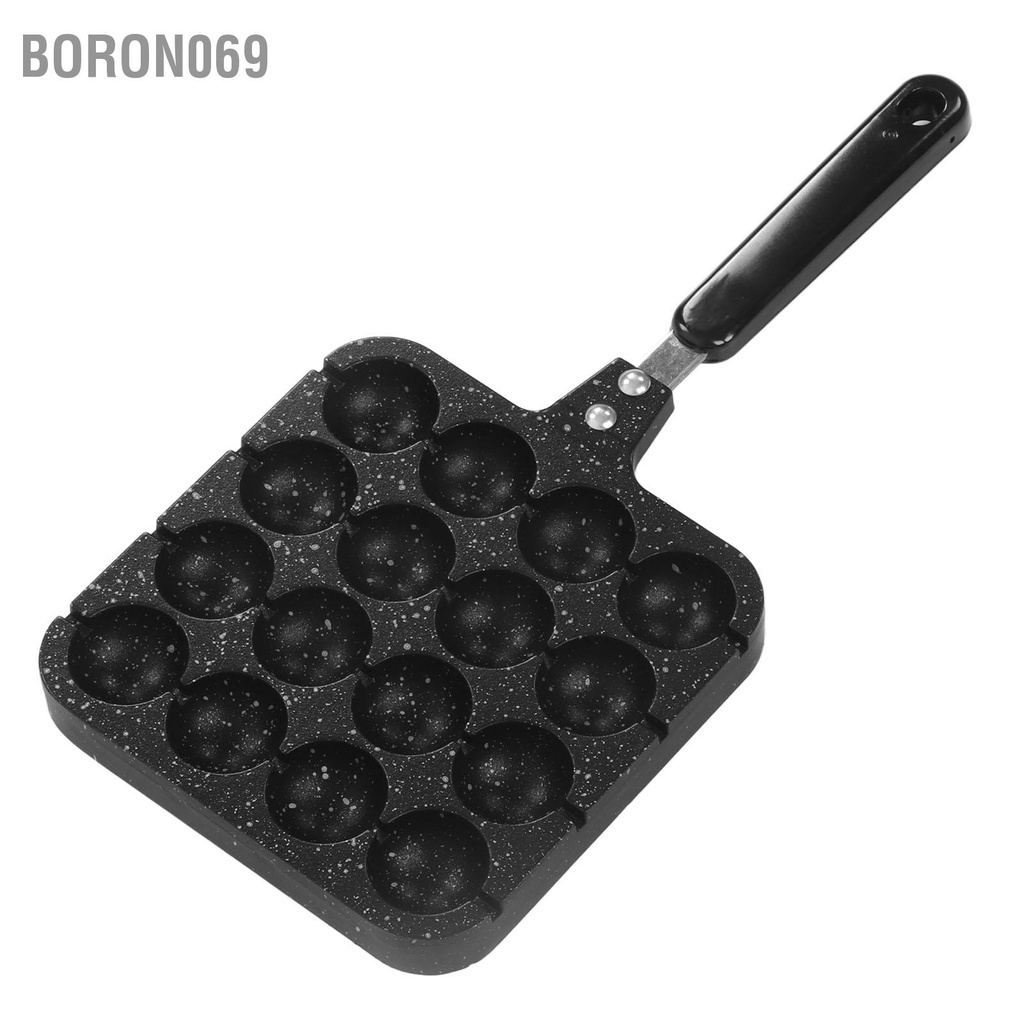 Khuôn Làm Bánh Takoyaki 16 Lỗ Bằng Hợp Kim Nhôm Tiện Dụng Cho Nhà Bếp