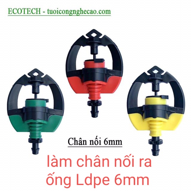 Béc Tưới Sd700 Mini Tặng Kèm Nối 6Mm - Hệ Thống Tưới Phun Mưa