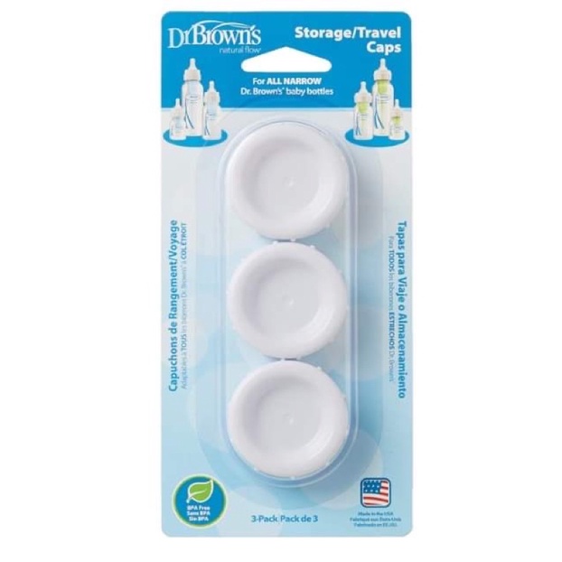 Nắp bình sữa Dr Brown's dùng cho bình cổ hẹp như Medela, Dr brown's, SteriFeed