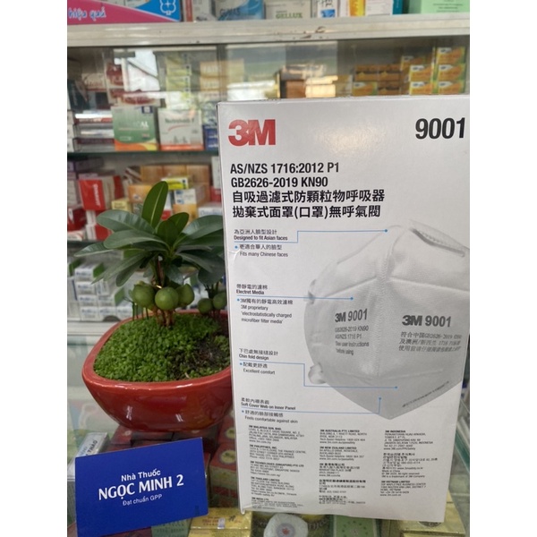 ✅ [Chính Hãng] Khẩu trang 3M 9001 ( hộp 50 cái ) 3M 9001v (hôp 25 cái ) HÀNG CHÍNH HÃNG
