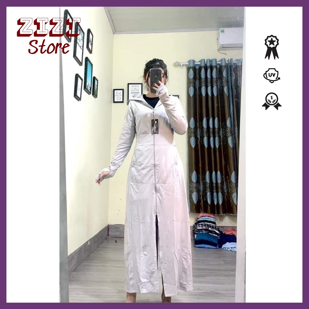 Áo chống nắng toàn thân vải thông hơi làm mát cao cấp