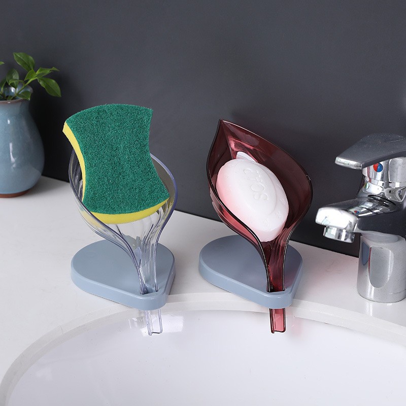 Giá Đỡ Xà Phòng Hình Chiếc Lá Thiết Kế Thoát Nước Tiện Dụng