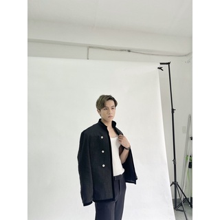 ÁO JACKET RICHARD ĐEN TWEED