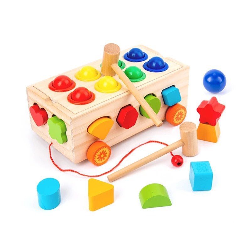 Shop Bố Ken Bộ Đồ Chơi và Giáo Cụ Bằng Gỗ Cho Bé Từ 3 Tháng – 3 Tuổi [Giúp Kích Thích Đa Giác Quan và Vận Động]