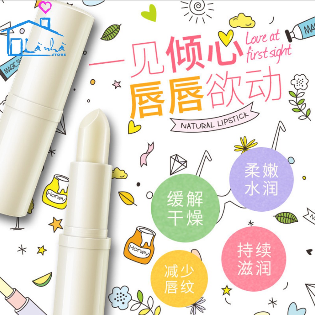 SON DƯỠNG MÔI CHIẾT XUẤT TỪ MẬT ONG VÀ BƠ TƯƠI HƯƠNG HOA CÚC VÀ BƯỞI LIP PURE