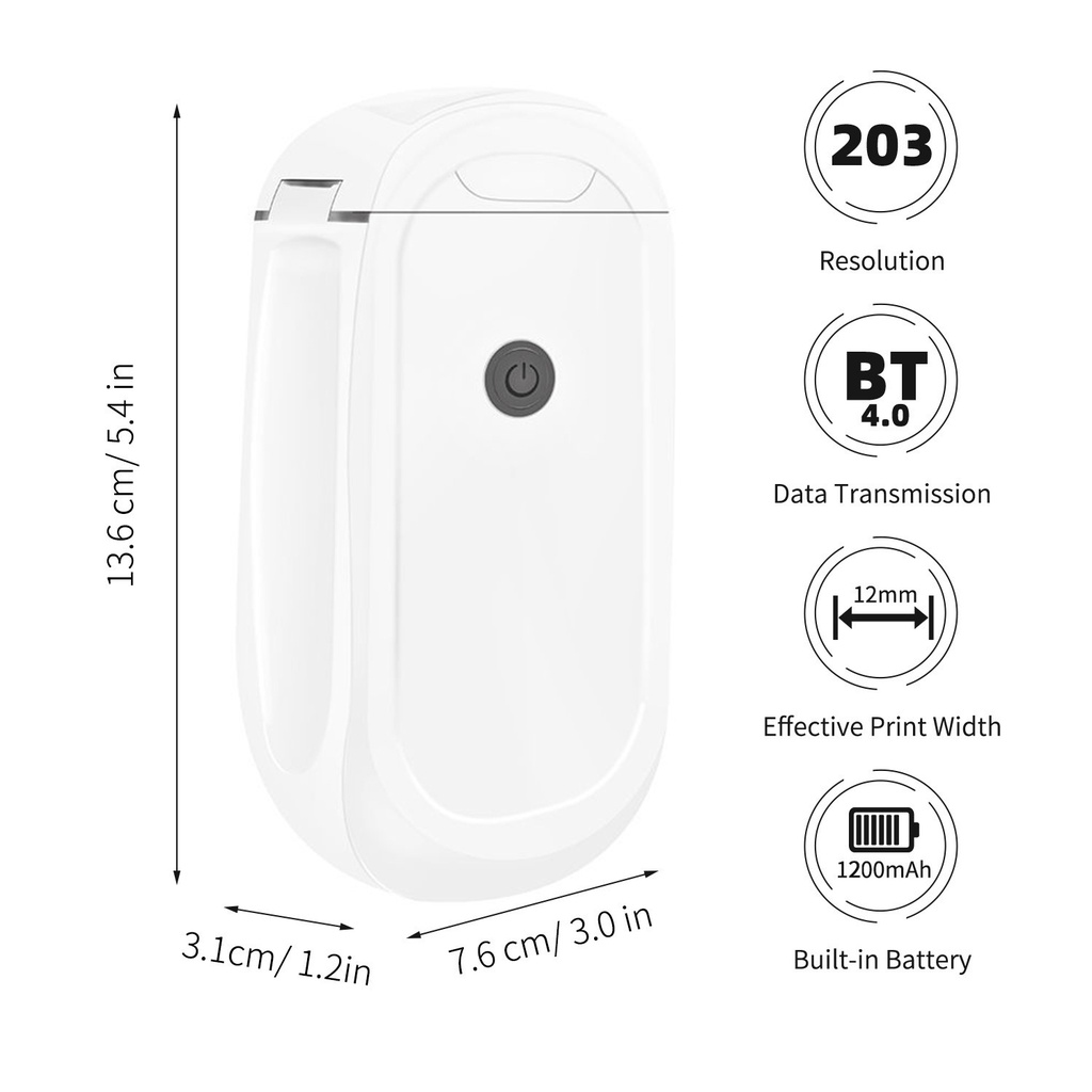 ✨Giá Thấp Nhất✨ Máy In Nhiệt Mini Cầm Tay Tiện Lợi LEMIN L11