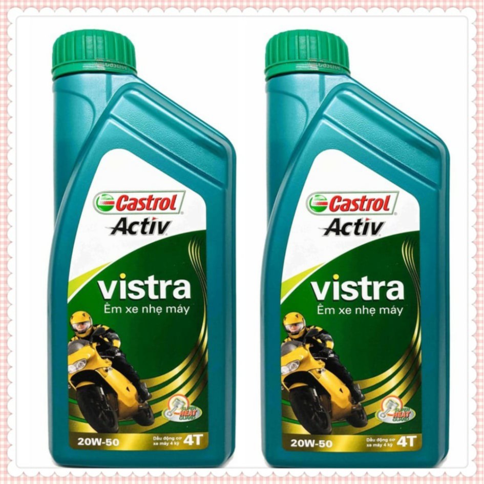 Nhớt CASTROL ACTIV VISTRA 20W50 "CHÍNH HÃNG" Êm xe nhẹ máy