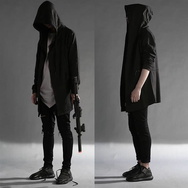 Áo Khoác Hoodie Dáng Dài Phong Cách Assassin 's Creed Cá Tính