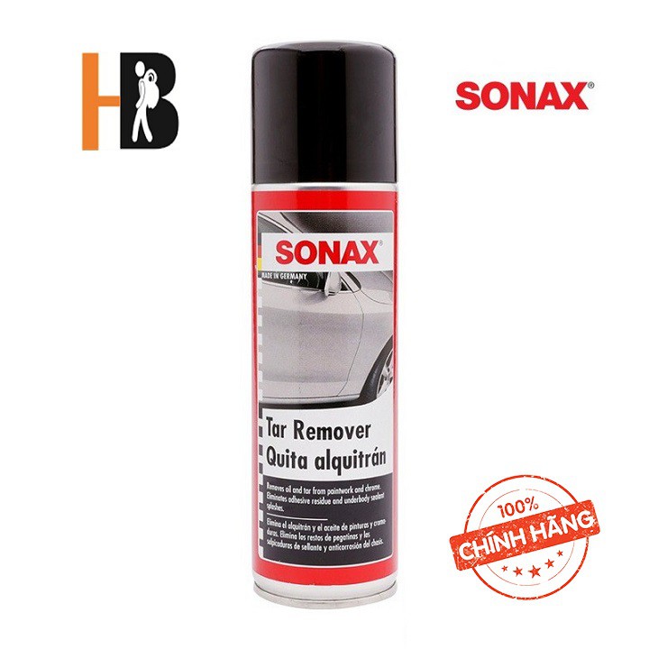 Dung Dịch Tẩy Nhựa Đường, Keo Băng Dính SONAX Tar Remover 300ML 334200