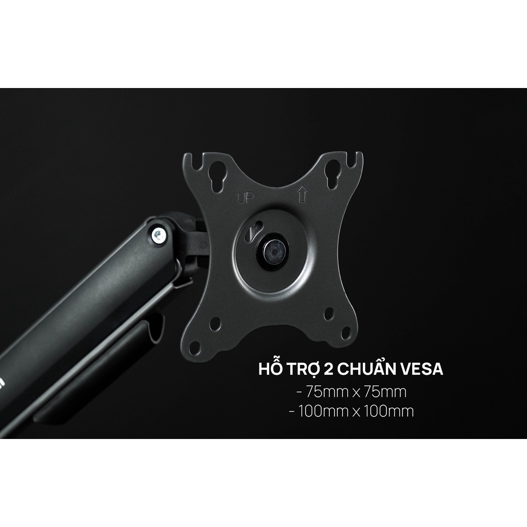 Giá treo / ARM màn hình Human Motion T6 Pro / T6 Pro Dual  - Tay treo linh hoạt, cứng cáp, chuẩn Vesa