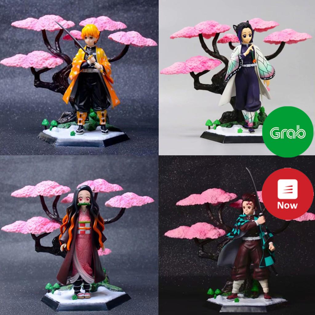 [CÓ QUÀ] Mô hình figure Kimetsu No Yaiba cây hồng Tanjiro Zenitsu Nezuko trùng trụ Shinobu Thanh gươm diệt quỷ cứu nhân