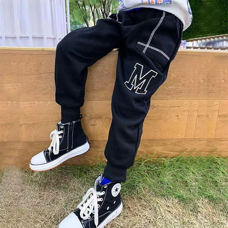 Quần Dài Thể Thao Dáng Rộng Phong Cách Mới 2022 Cho Bé Trai 110-170