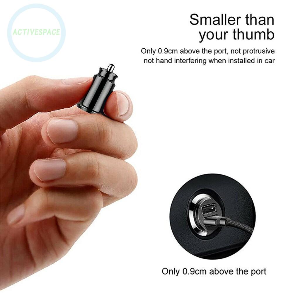 2 Way USB Charger Car Dual Socket 12V-Cigaret Lighter Splitter Power Adapter-New