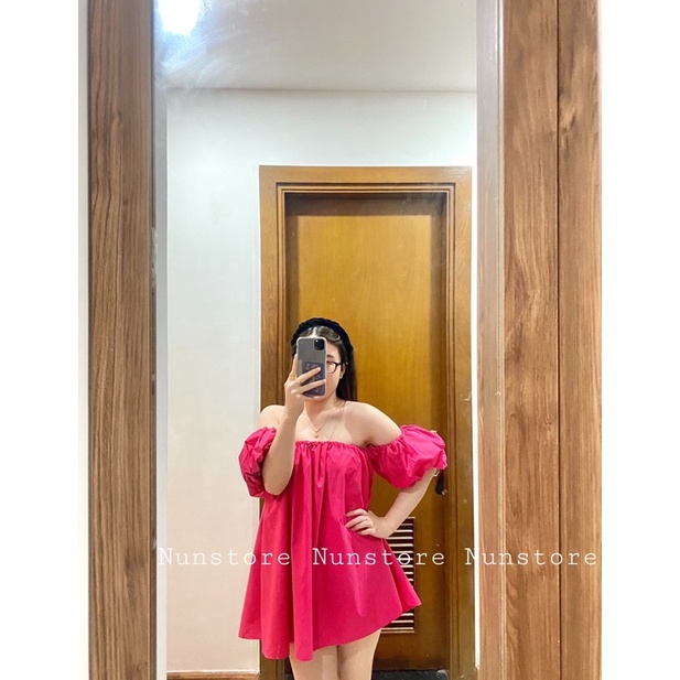 Áo Trễ Vai Tay Bồng Cao Cấp Đủ Màu Siêu Xinh