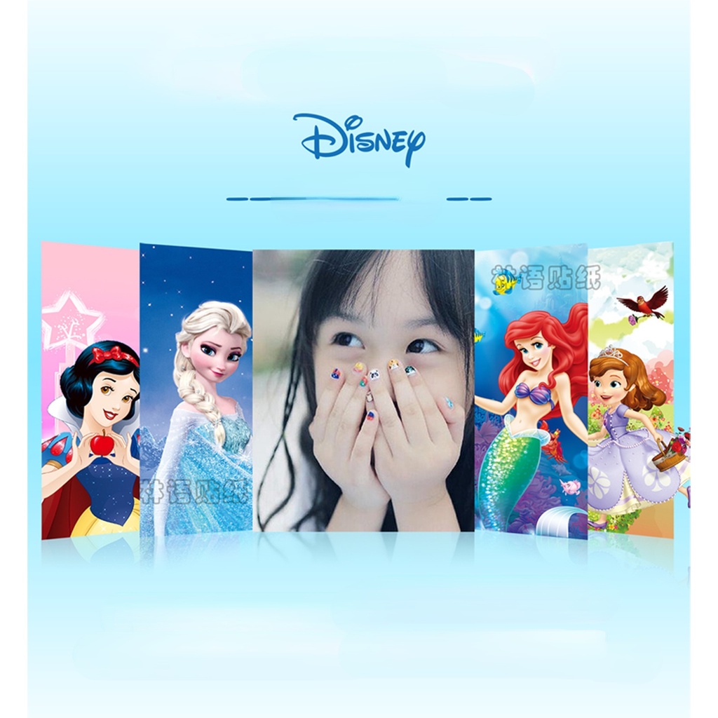 Tờ nhãn dán 100 hình trang trí móng tay hoạt hình disney