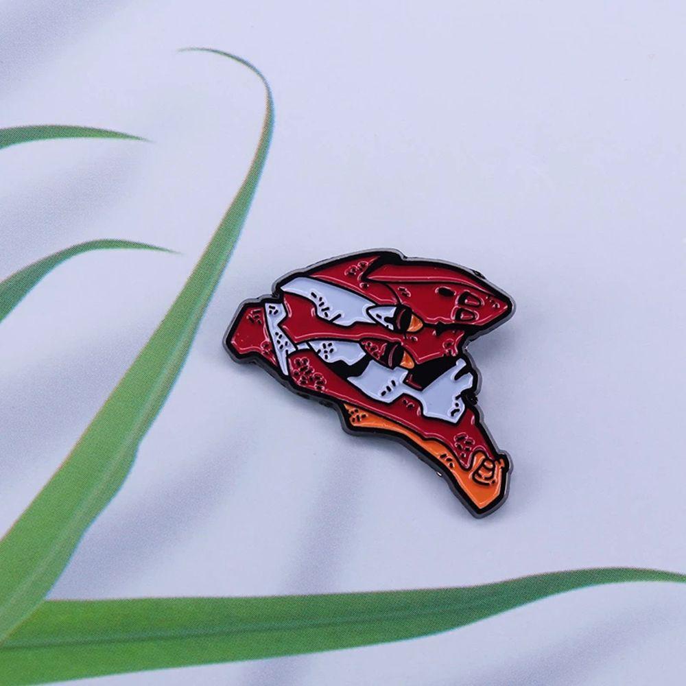 SOMEDAYZL Huy Hiệu Cài Áo Kim Loại Họa Tiết Hoạt Hình Asuka Ayanami Rei