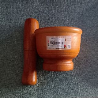 Bộ cối chày gỗ cao cấp - Hiệu Happy Kitchen