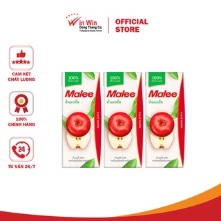 Combo 3 chai nước ép táo malee 200ml