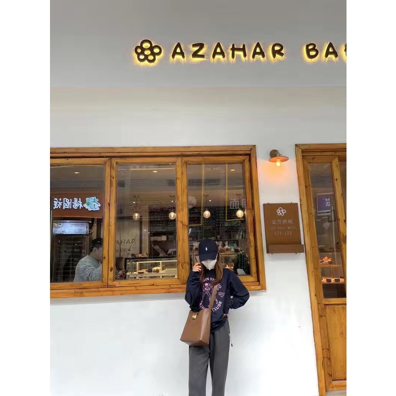 Túi tote da ullzang khóa gập P098