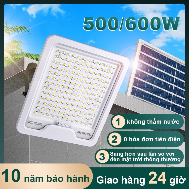 【Khung nhôm】Đèn năng lượng mặt trời,solar light,đèn năng lượng mặt trời sân vườn,đèn led nang lượng mặt trời600w