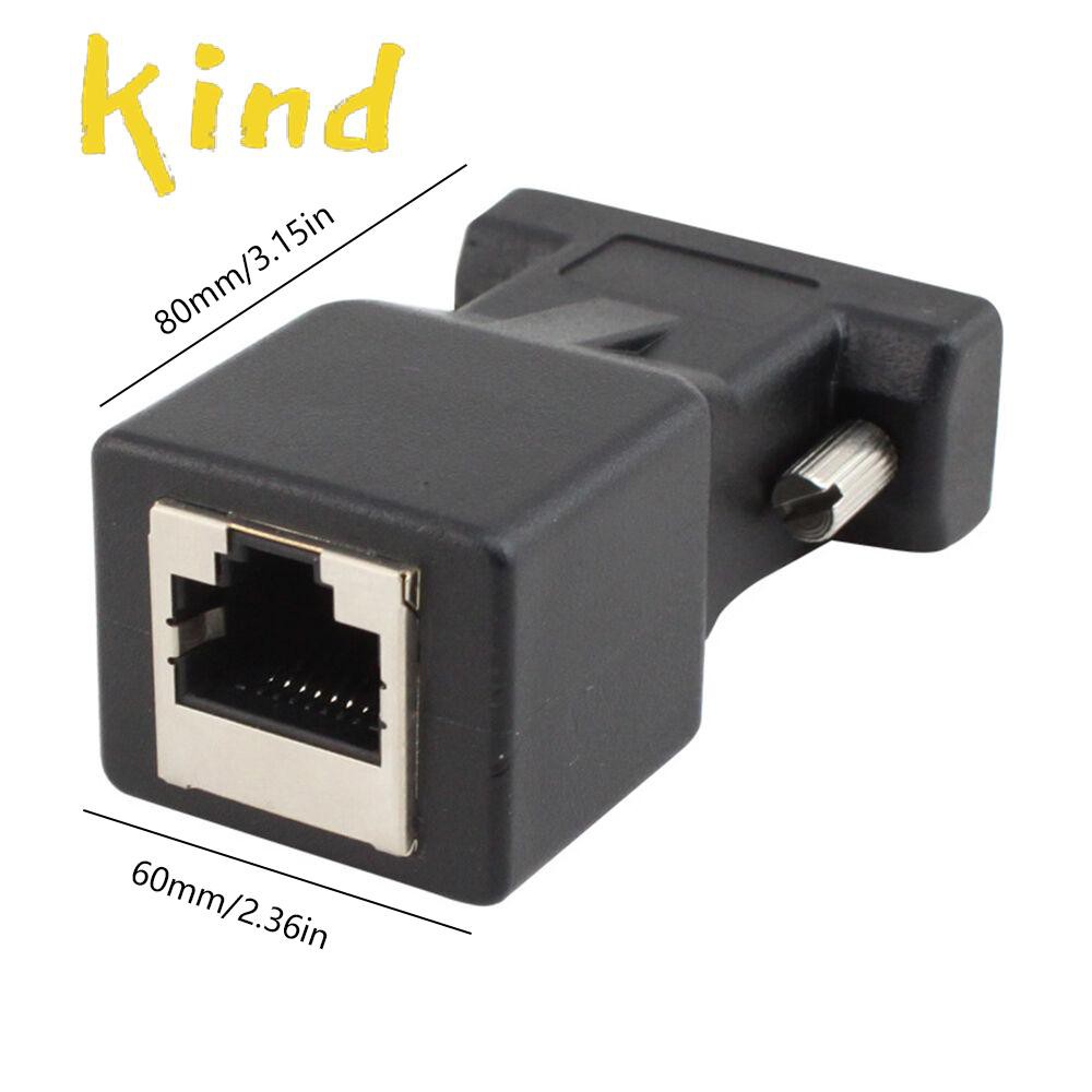 Đầu Chuyển Đổi Từ Ethernet Vga Đực Sang Rj45 15 Pin