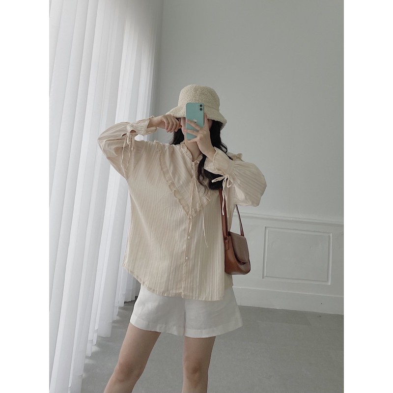 Sophia Top - áo kiểu cổ điển tay dài