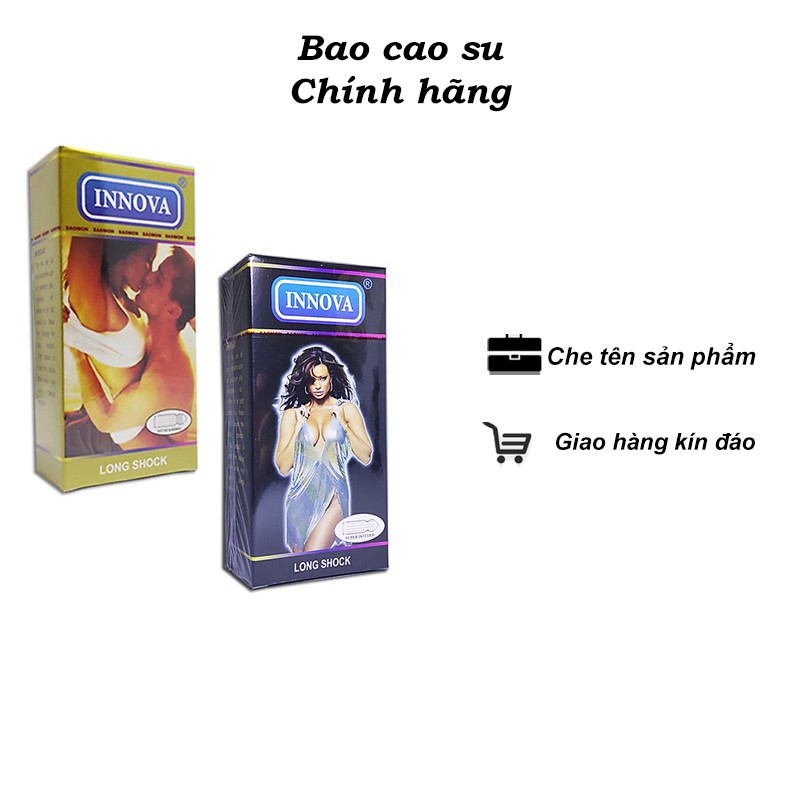 [bcs giá sỉ] 2 Hộp bao cao su Innova