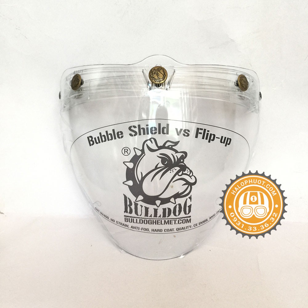 Kính Eagle Bulldog gắn nón 3/4