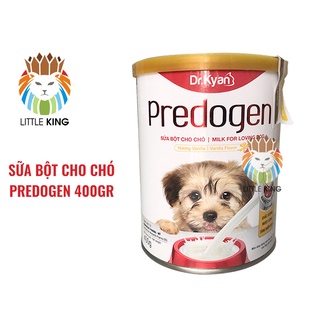 Sữa bột cho chó Dr.Kyan Predogen hộp 400gr cung cấp dinh dưỡng cho chó con và chó mẹ Little King pet shop