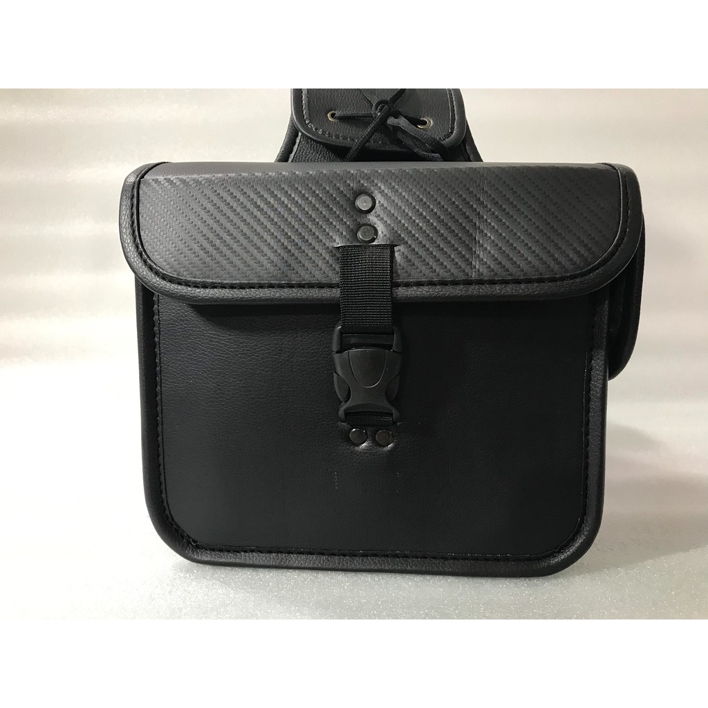 CẶP TÚI VUÔNG WOL MÀU ĐEN TREO HÔNG ,TREO ĐƯỢC NHIỀU LOẠI XE MÔ TÔ