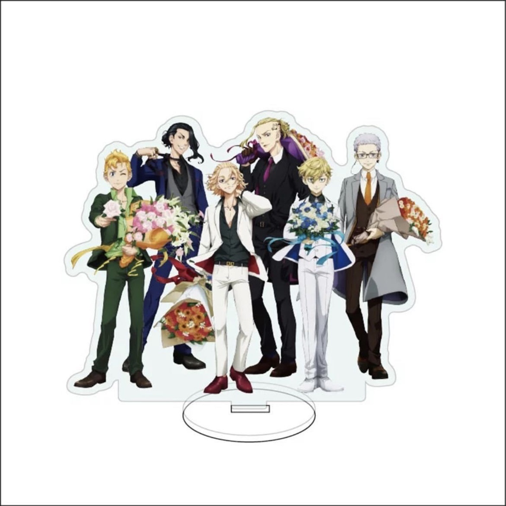 Standee Tokyo Revengers Kịch trường của Takemichi ver tặng hoa anime mica chibi mô hình trang trí